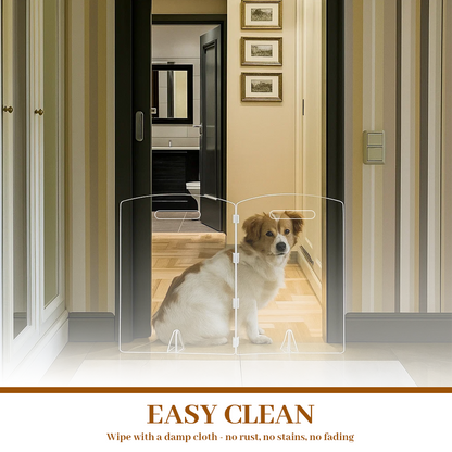 Clear Acrylic Pet Gate