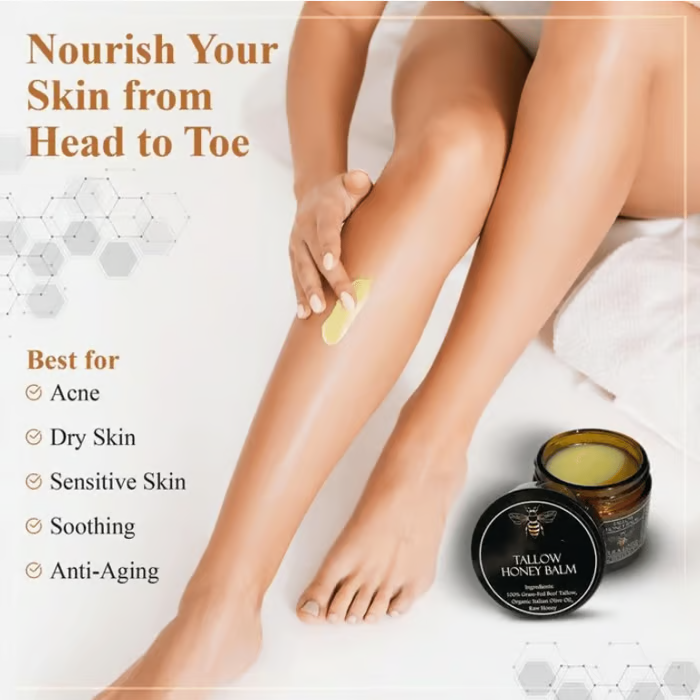 Tallow Honey Balm – Natuurlijke verzorging voor een stralende huid