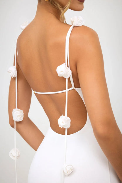 Scarlet Rose Backless Gown