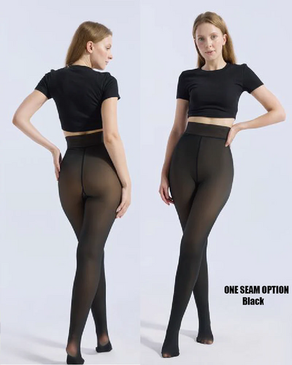 Translucent Fleece Lined Tights